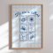 Framed poster - Sea Life Tiles - Jolly and Dash