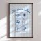 Framed poster - Sea Life Tiles - Jolly and Dash