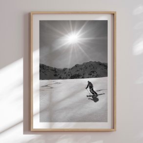 Framed poster - Snow Trail