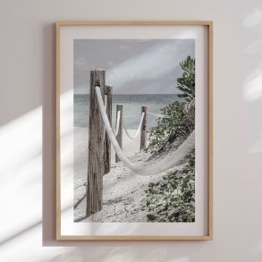 Framed poster - Beach Path