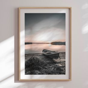 Framed poster - Seaside Boat