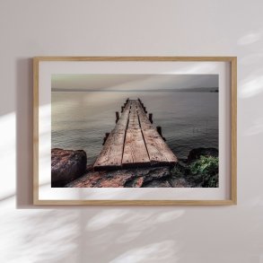 Framed poster - Wooden Bridge