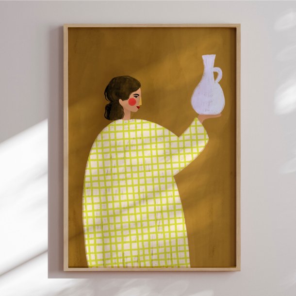 Indramning - The Woman with Vase - Bea Mller