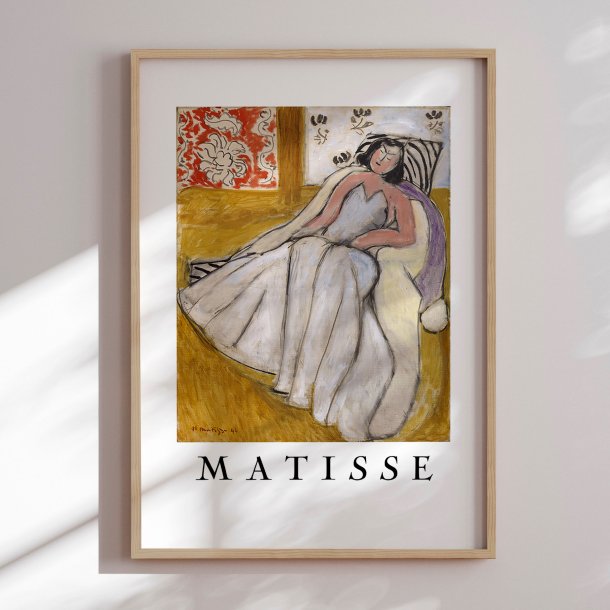 Indramning - Jeune Femme  La Pelisse Blanche - Henri Matisse
