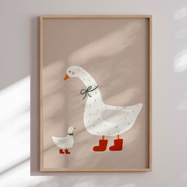 Indramning - Goose and Gosling - Treechild