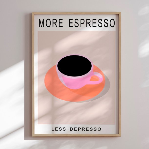 Indramning - More Espresso Less Depresso - ByKammille