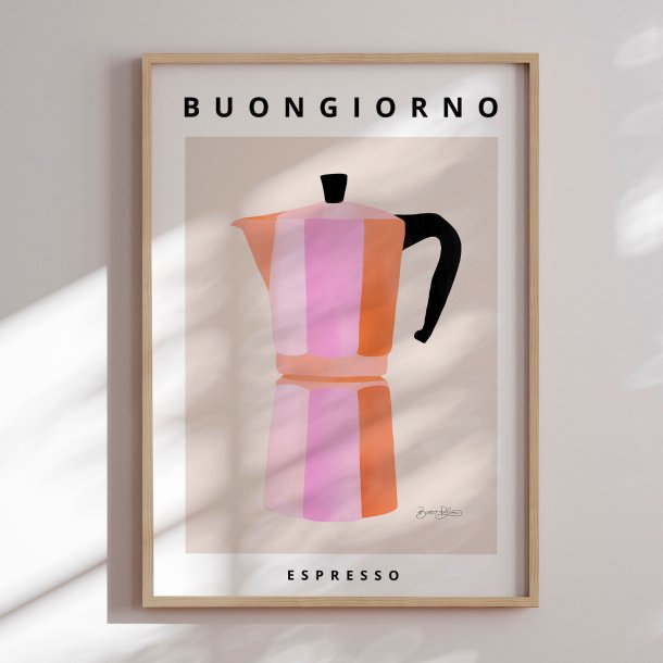 Indramning - Colorful Espresso Pot - Baroo Bloom
