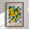 Indramning - Fresh Lemons Blue Checkered - Andreas Magnusson