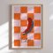 Indramning - Spicy Chili Checkerboard - Ivy Green Illustrations