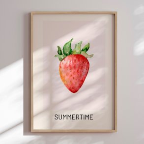 Indramning - Summer Strawberry Watercolor - Marianne Bassil