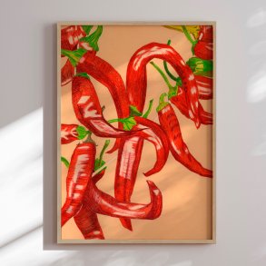 Indramning - Spicy Red Peppers - Viktoriia Saunina