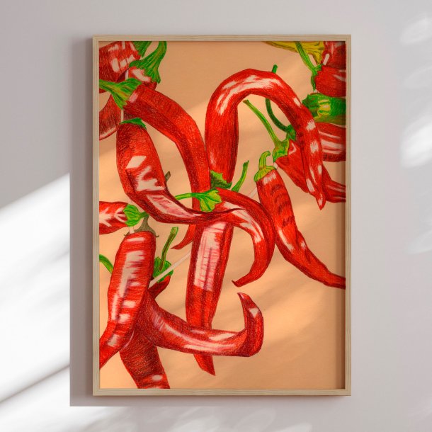 Indramning - Spicy Red Peppers - Viktoriia Saunina