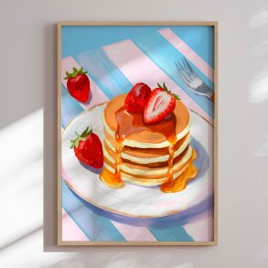 Indramning - Strawberry Pancake Stack - Josie George