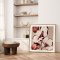 Indramning - Elegant Maroon Blooms - Alma