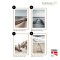 Concept - Framed posters - Let's go to the Beach - Choose 6 pcs.