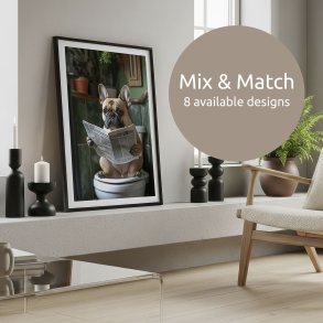 Concept - Framed posters - Happy Animals 70x100 cm - Choose 6 pcs.