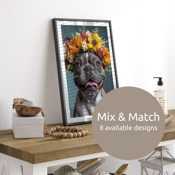 Concept - Framed posters - Happy Animals - Choose 6 pcs.