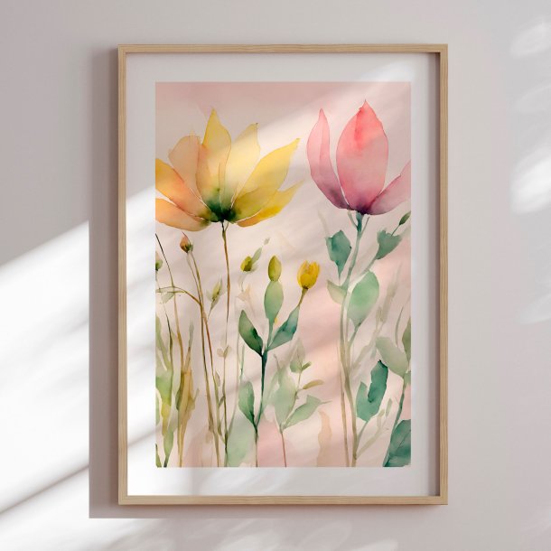 Framed poster - Wildflowers - Ohkimiko