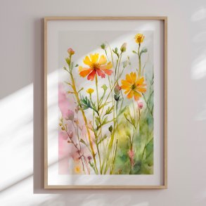 Framed poster - Wildflowers II - Ohkimiko