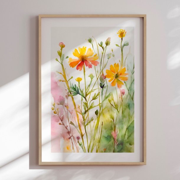 Framed poster - Wildflowers II - Ohkimiko