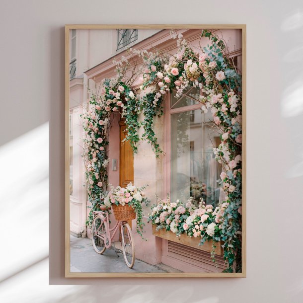 Framed poster - The Pink Bike - Andreas Magnusson