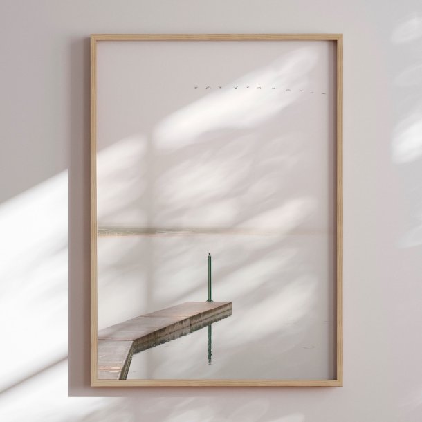 Framed poster - Semaphore in Green - Jesus Concepcion