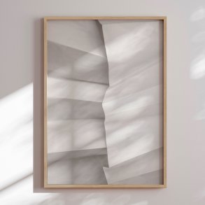 Framed poster - Folded Silence - Mareike B�hmer