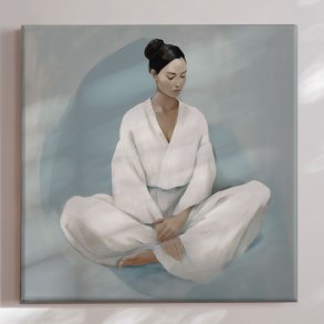 Canvas - Woman in Meditation - Andres Magnusson