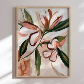 Luxury framed art - Petal Poetry