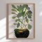 Luxury framed art - Plant - Cartissi
