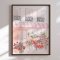 Luxury framed art - Pink Flower Shop - Katharina Puritscher