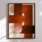 Luxury framed art - Warm Geometric Forms - Elena Ristova