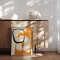 Luxury framed art - Orange Forms