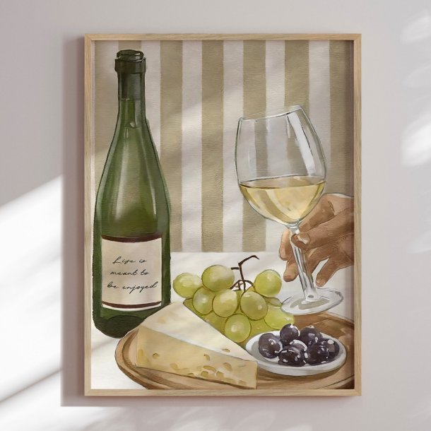 Luxury framed art - Cheers to Elegance