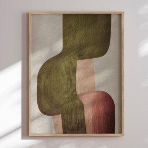 Luxury framed art - Curved Harmony
