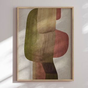 Luxury framed art - Metal Brushs n3