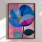 Luxury framed art - Purple Flower