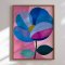Luxury framed art - Purple Flower
