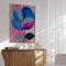 Luxury framed art - Purple Flower