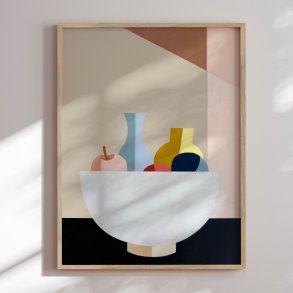 Luksus indramning - Vase with Fruit