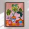 Luxury framed art - Colorful Monstera