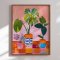 Luxury framed art - Colorful Monstera