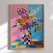 Luxury framed art - Flowers at Home