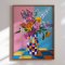Luxury framed art - Flowers at Home