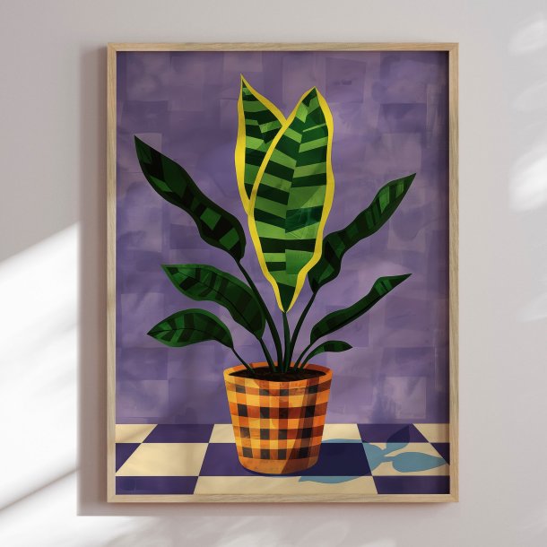 Luxury framed art - Simple Flower