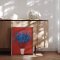 Luxury framed art - Red & Blue
