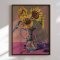 Luxury framed art - Modern Sunflower