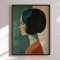 Luxury framed art - Simple Woman