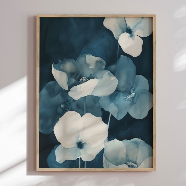 Luxury framed art - Flower Print II