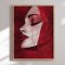 Luxury framed art - Scarlet Serenity